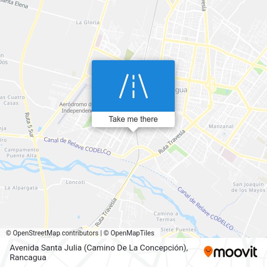 Avenida Santa Julia (Camino De La Concepción) map