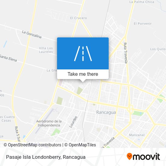 Pasaje Isla Londonberry map
