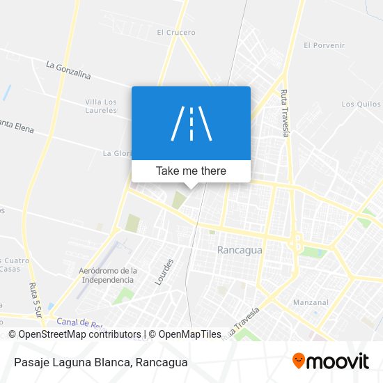 Pasaje Laguna Blanca map