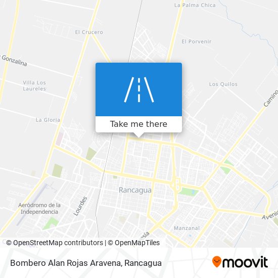 Bombero Alan Rojas Aravena map