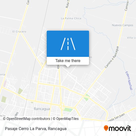 Pasaje Cerro La Parva map