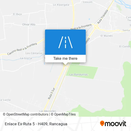 Enlace Ex-Ruta 5 - H409 map