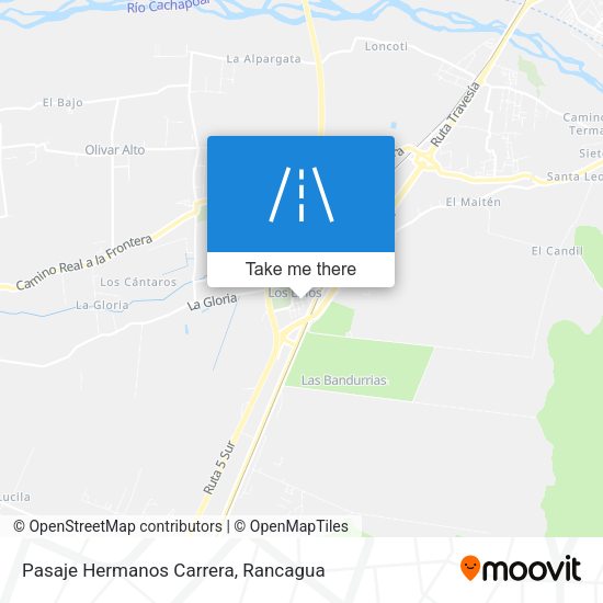 Mapa de Pasaje Hermanos Carrera