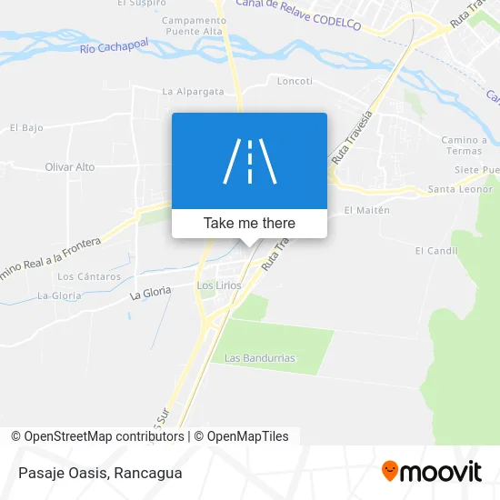 Pasaje Oasis map
