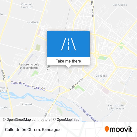 Calle Unión Obrera map