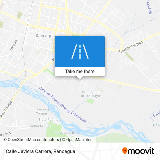 Calle Javiera Carrera map