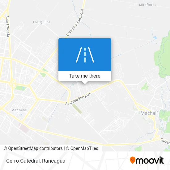Cerro Catedral map