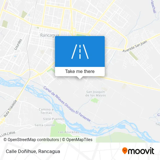 Calle Doñihue map