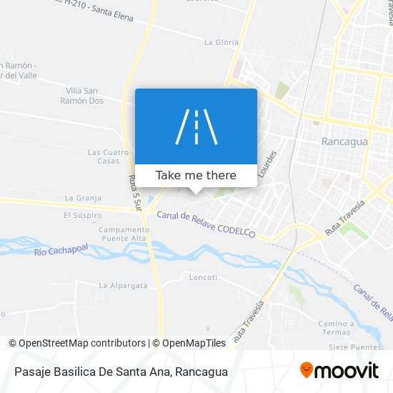 Mapa de Pasaje Basilica De Santa Ana