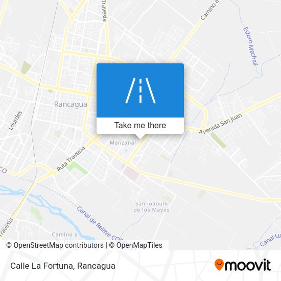 Mapa de Calle La Fortuna