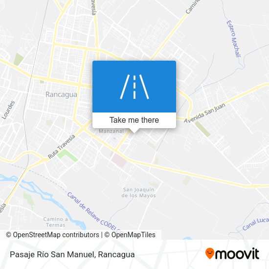 Pasaje Río San Manuel map