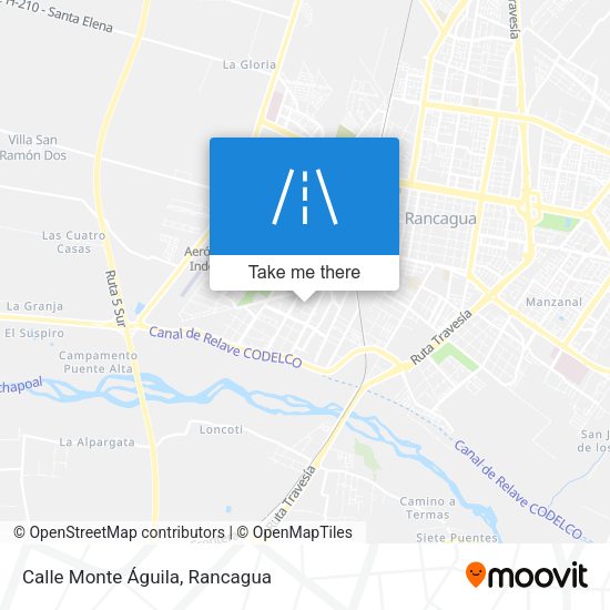 Calle Monte Águila map