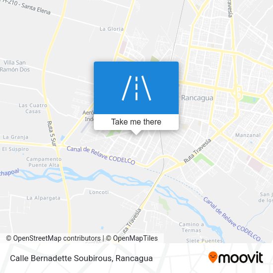 Calle Bernadette Soubirous map