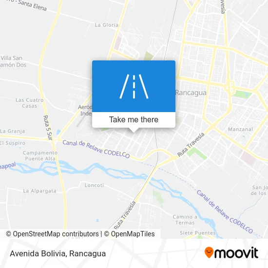 Avenida Bolivia map