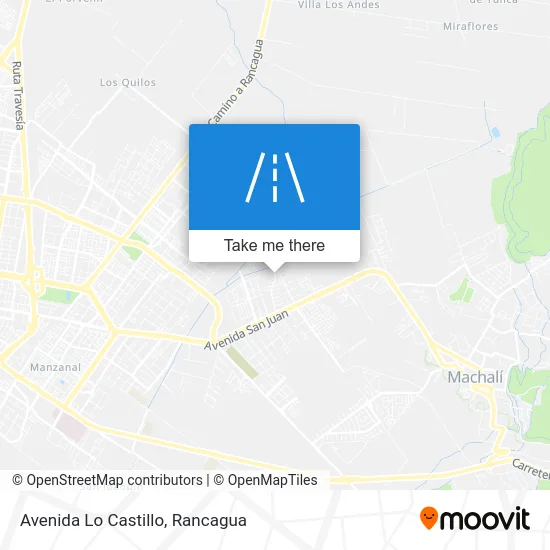 Avenida Lo Castillo map