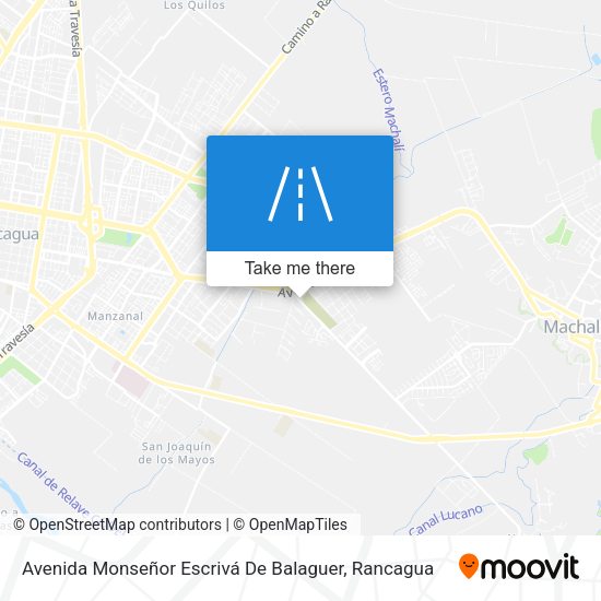 Avenida Monseñor Escrivá De Balaguer map