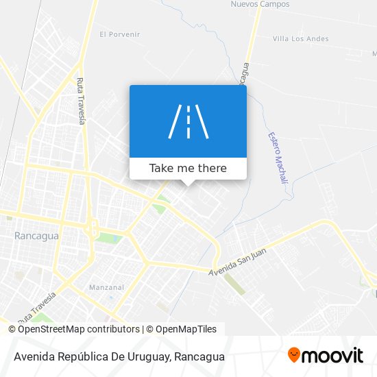 Mapa de Avenida República De Uruguay