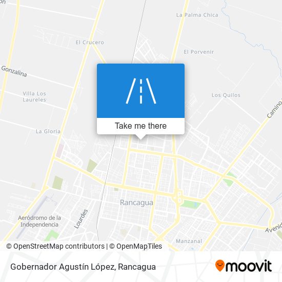 Gobernador Agustín López map