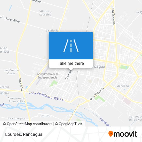 Mapa de Lourdes