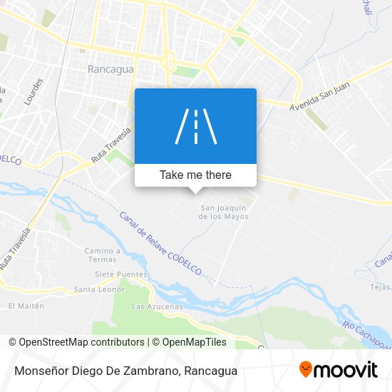 Monseñor Diego De Zambrano map