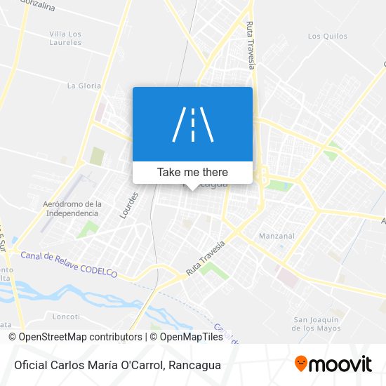 Oficial Carlos María O'Carrol map