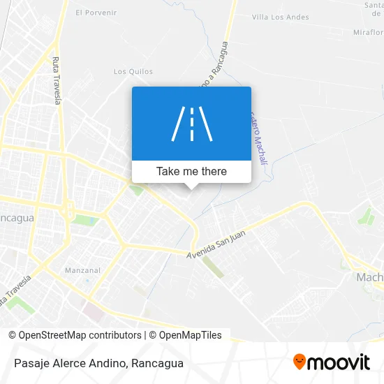 Pasaje Alerce Andino map