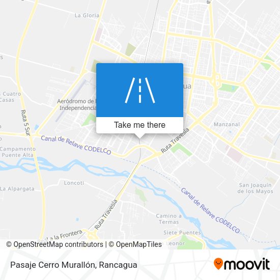 Pasaje Cerro Murallón map