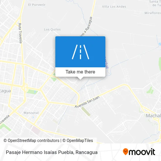 Pasaje Hermano Isaías Puebla map