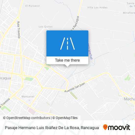 Mapa de Pasaje Hermano Luis Ibáñez De La Rosa