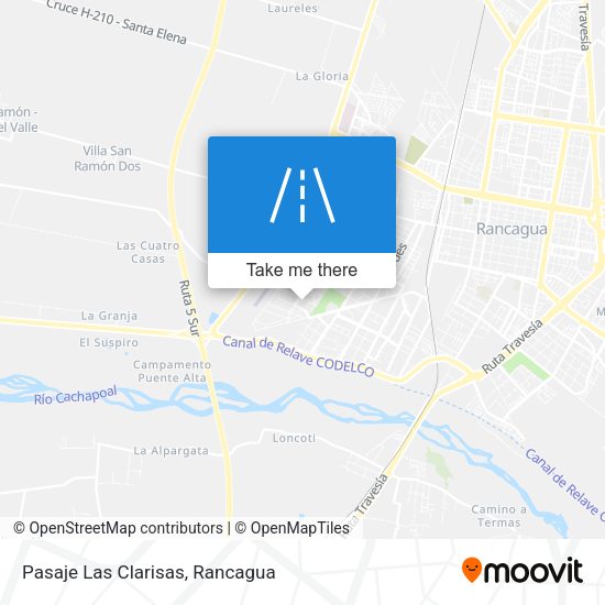 Mapa de Pasaje Las Clarisas