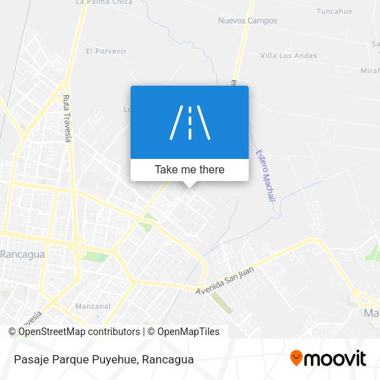 Pasaje Parque Puyehue map