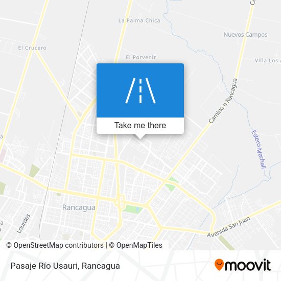 Mapa de Pasaje Río Usauri