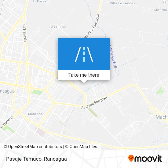 Mapa de Pasaje Temuco