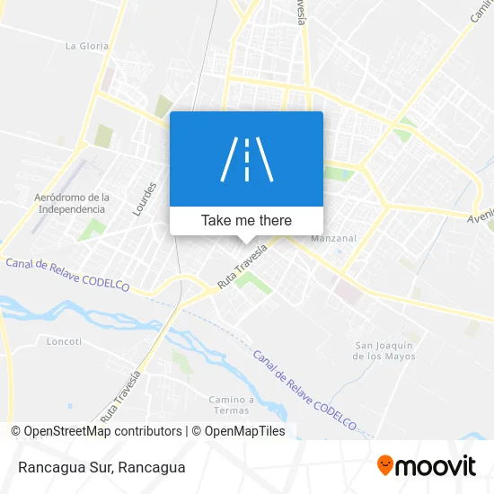 Rancagua Sur map