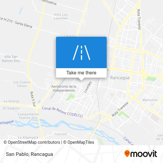 San Pablo map