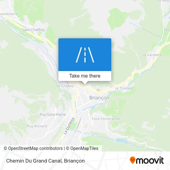 Chemin Du Grand Canal map