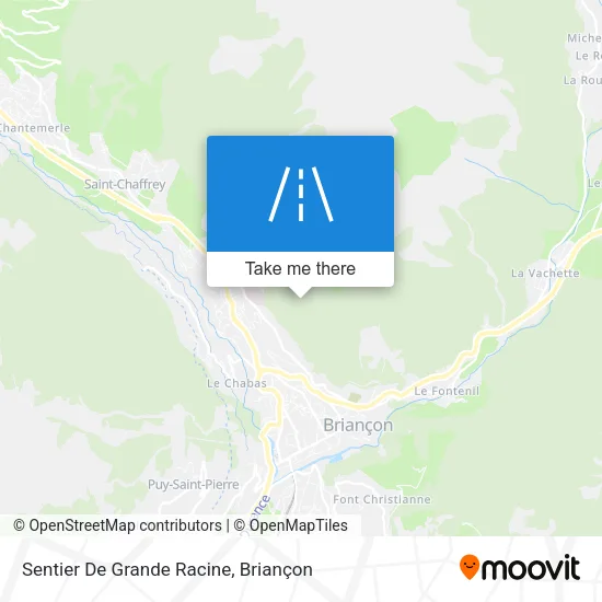 Sentier De Grande Racine map