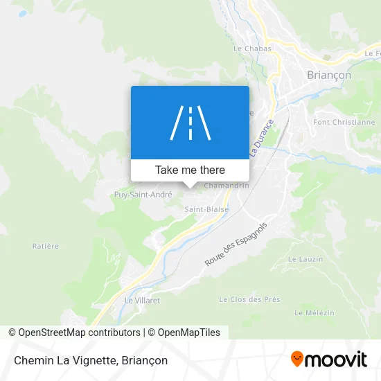Chemin La Vignette map