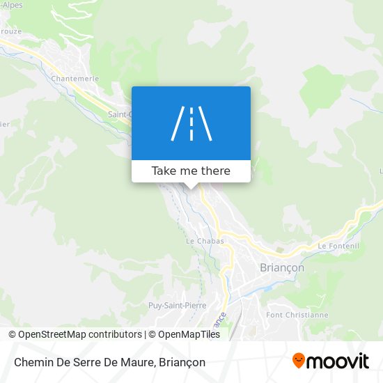 Chemin De Serre De Maure map