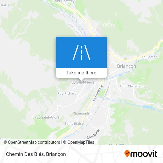 Chemin Des Blés map