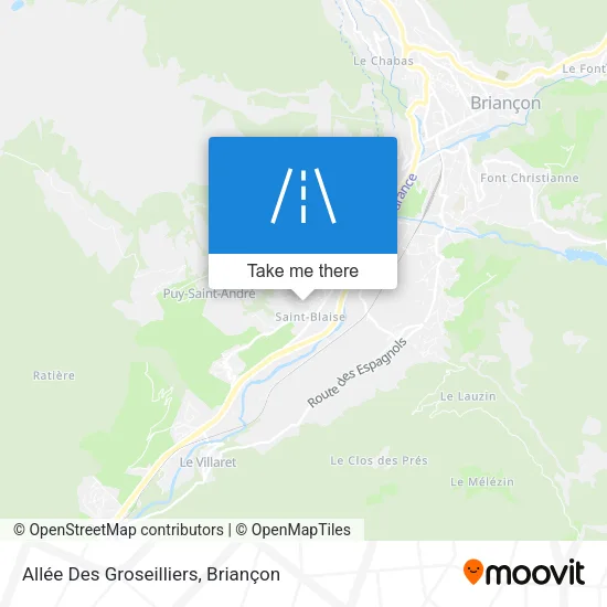 Allée Des Groseilliers map