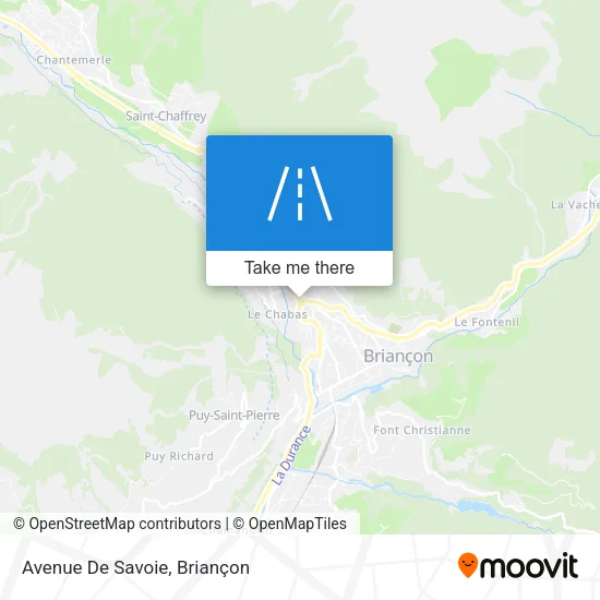 Avenue De Savoie map