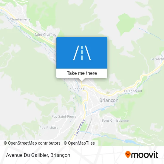 Avenue Du Galibier map
