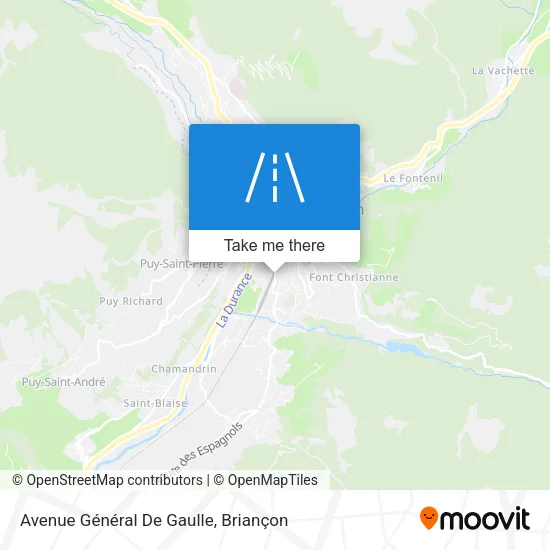 Avenue Général De Gaulle map