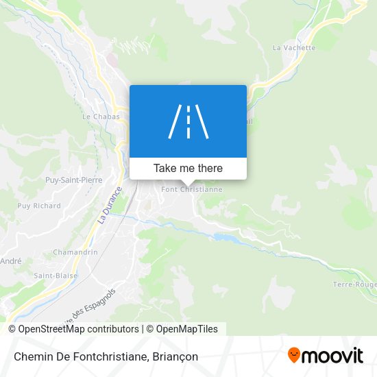 Chemin De Fontchristiane map