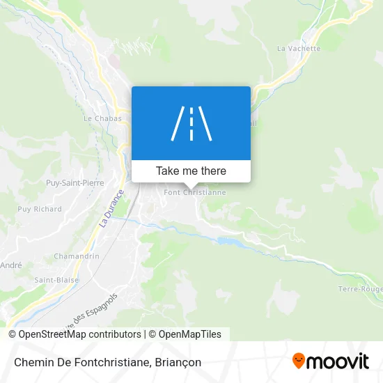 Chemin De Fontchristiane map