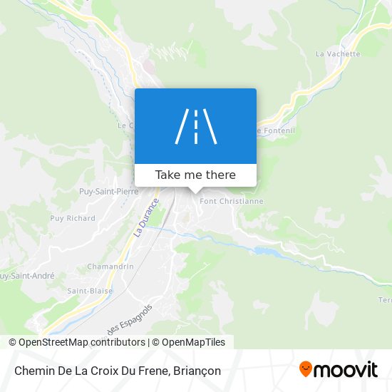 Mapa Chemin De La Croix Du Frene