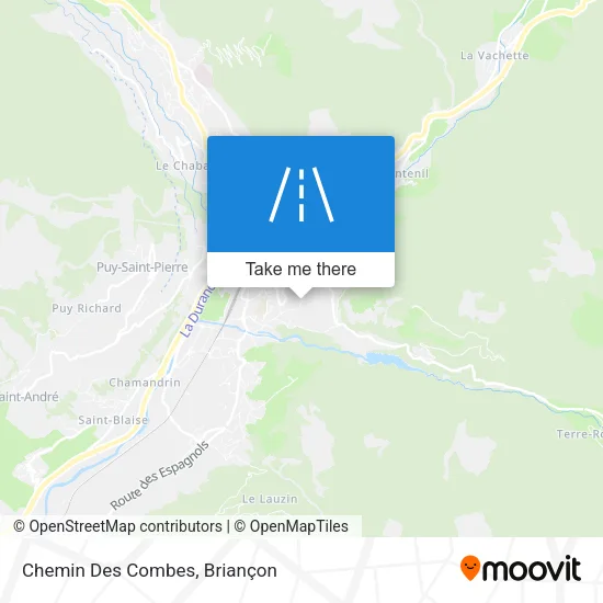 Chemin Des Combes map