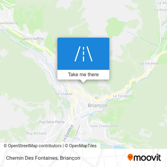Chemin Des Fontaines map