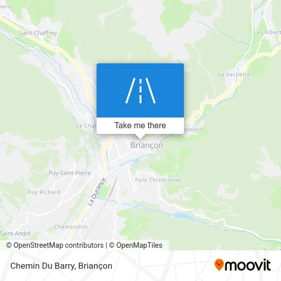 Chemin Du Barry map